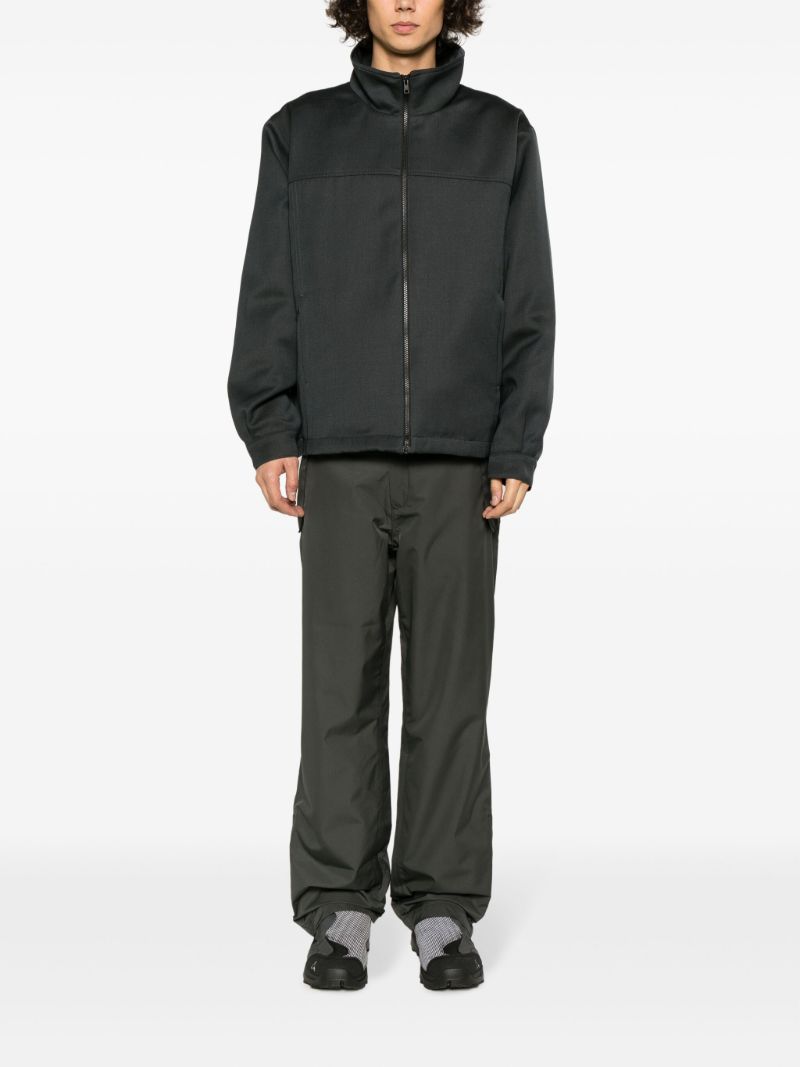 Grey Straight-leg Trousers