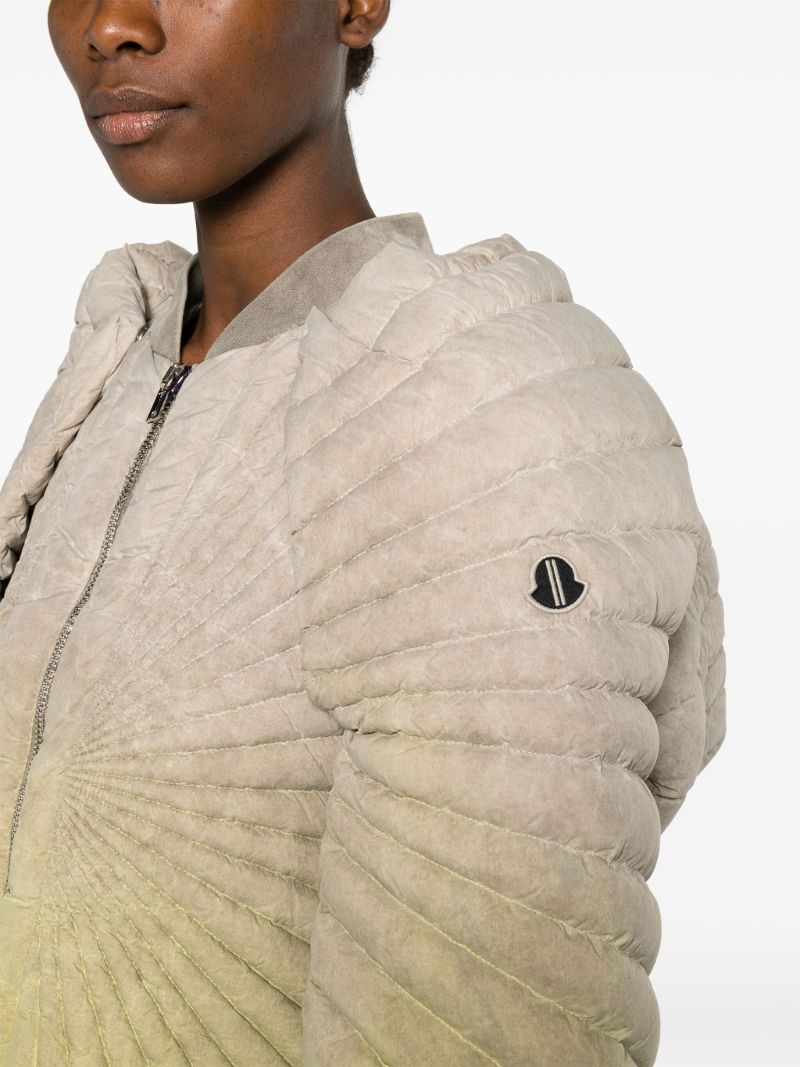 Green Radiance Padded Cropped Jacket