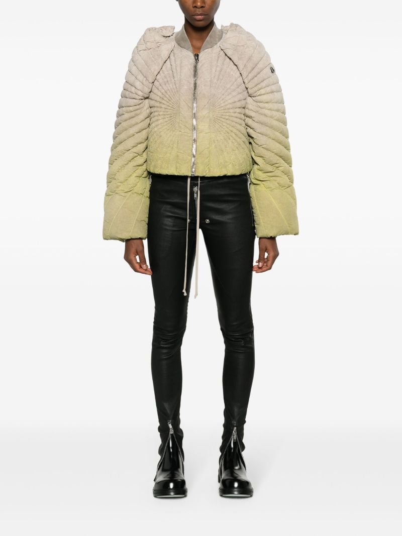 Green Radiance Padded Cropped Jacket