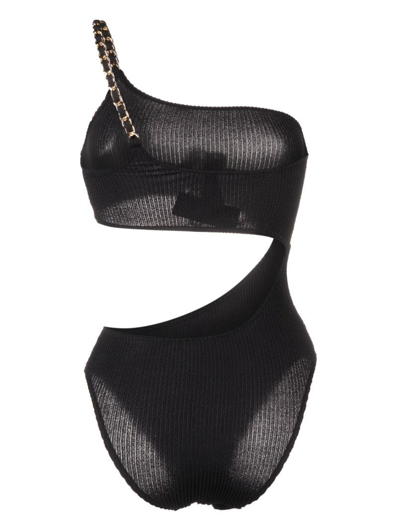 Black Tiaa One-shoulder Swimsuit