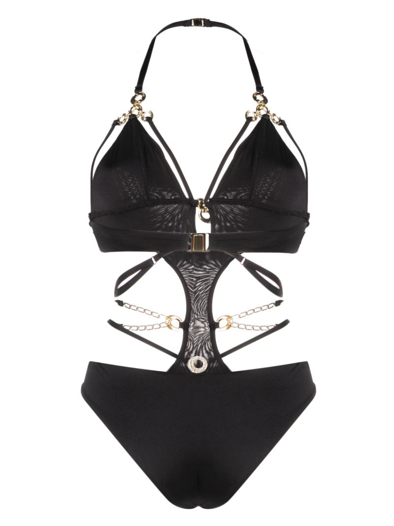 Black Haislee Cut-out Swimsuit