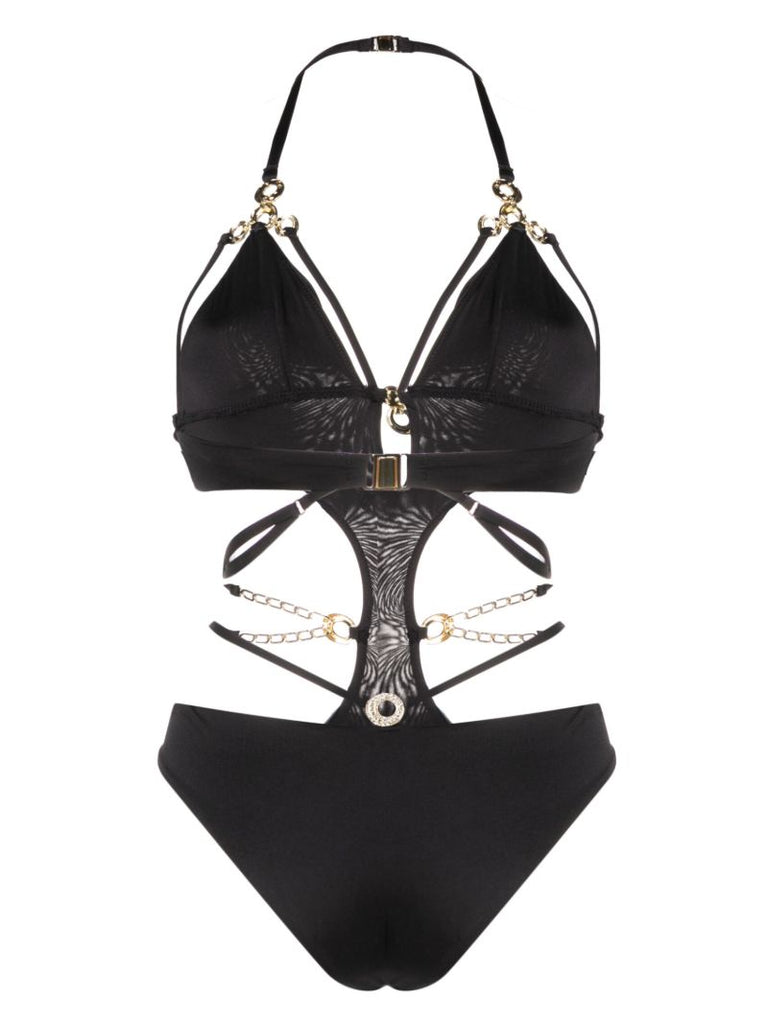 Black Haislee Cut-out Swimsuit