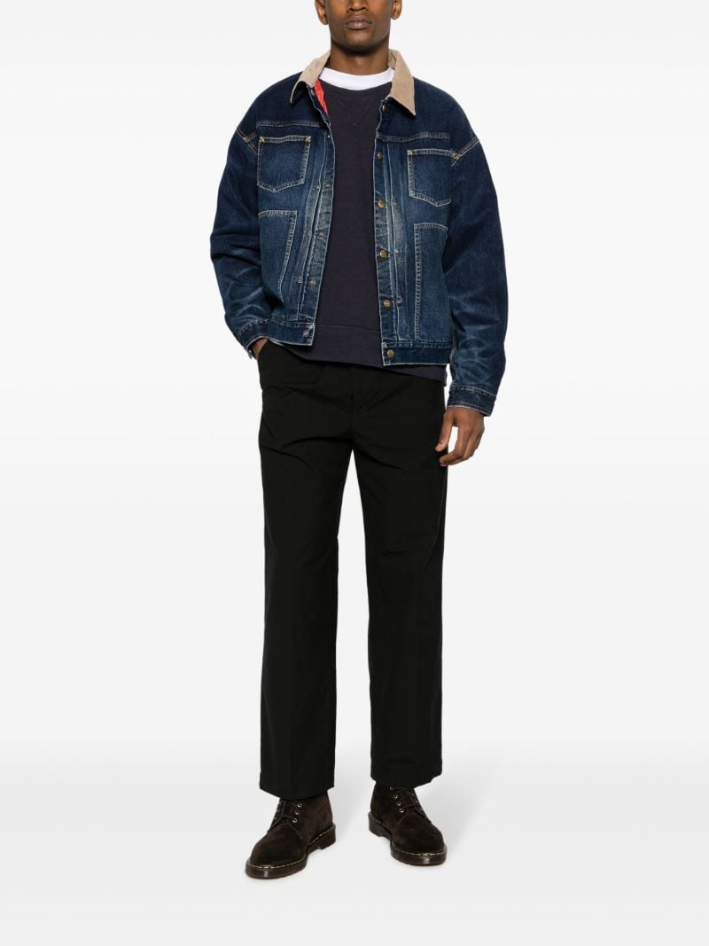 Black Field Straight-leg Trousers
