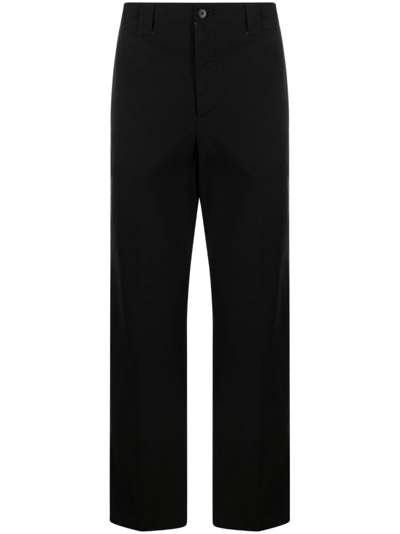 Black Field Straight-leg Trousers
