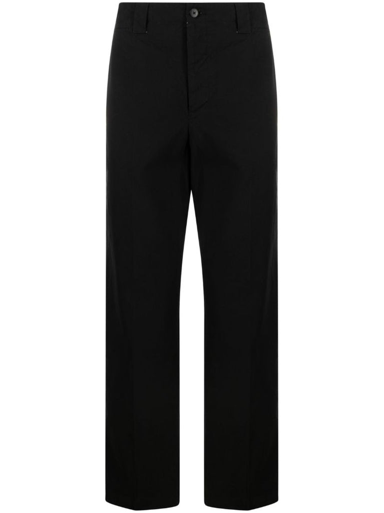 Black Field Straight-leg Trousers