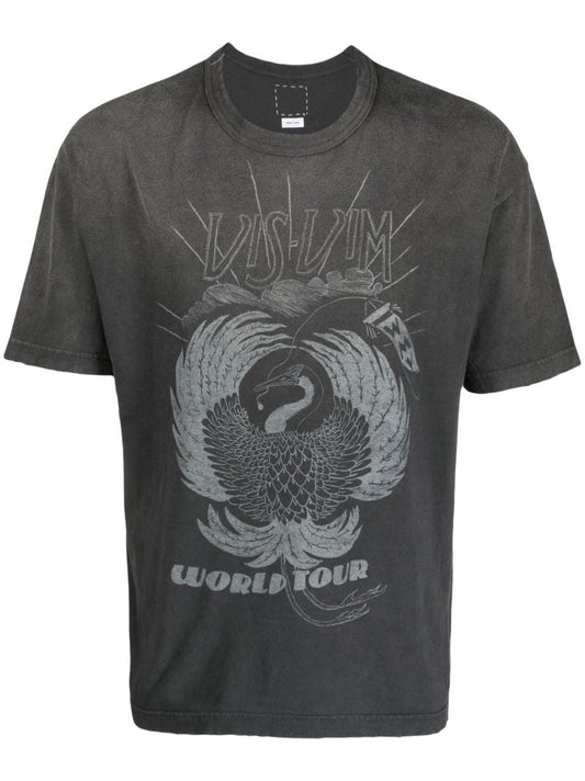 Black Jumbo Crash World Tour Cotton T-shirt