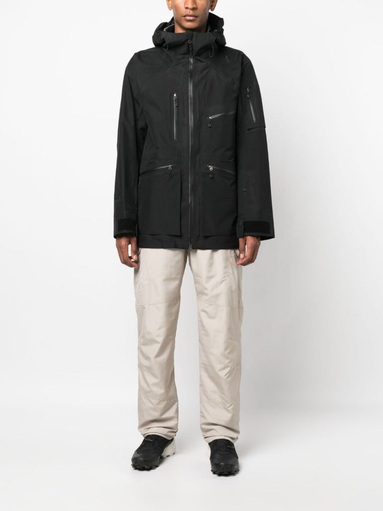 Black Gore-tex 3l Hooded Coat