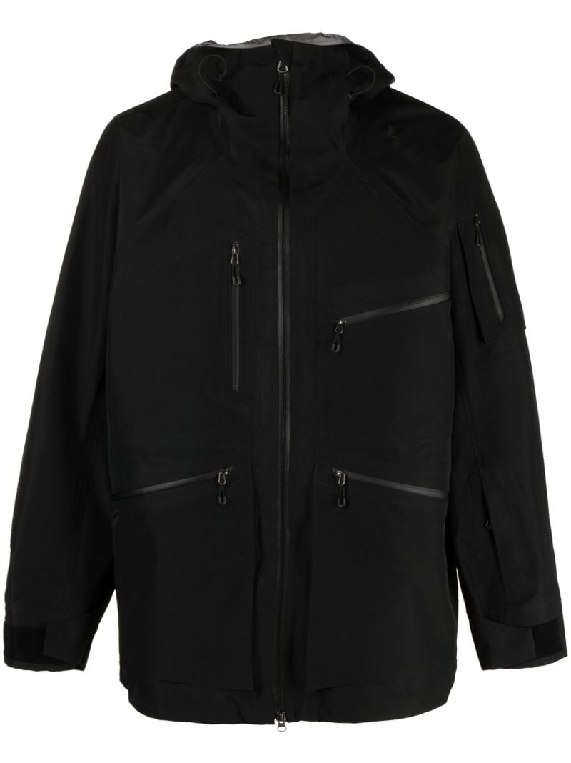 Black Gore-tex 3l Hooded Coat