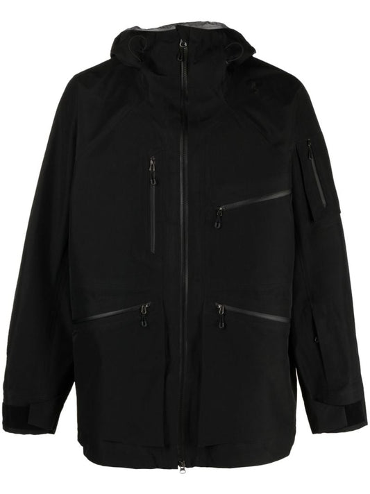 Black Gore-tex 3l Hooded Coat