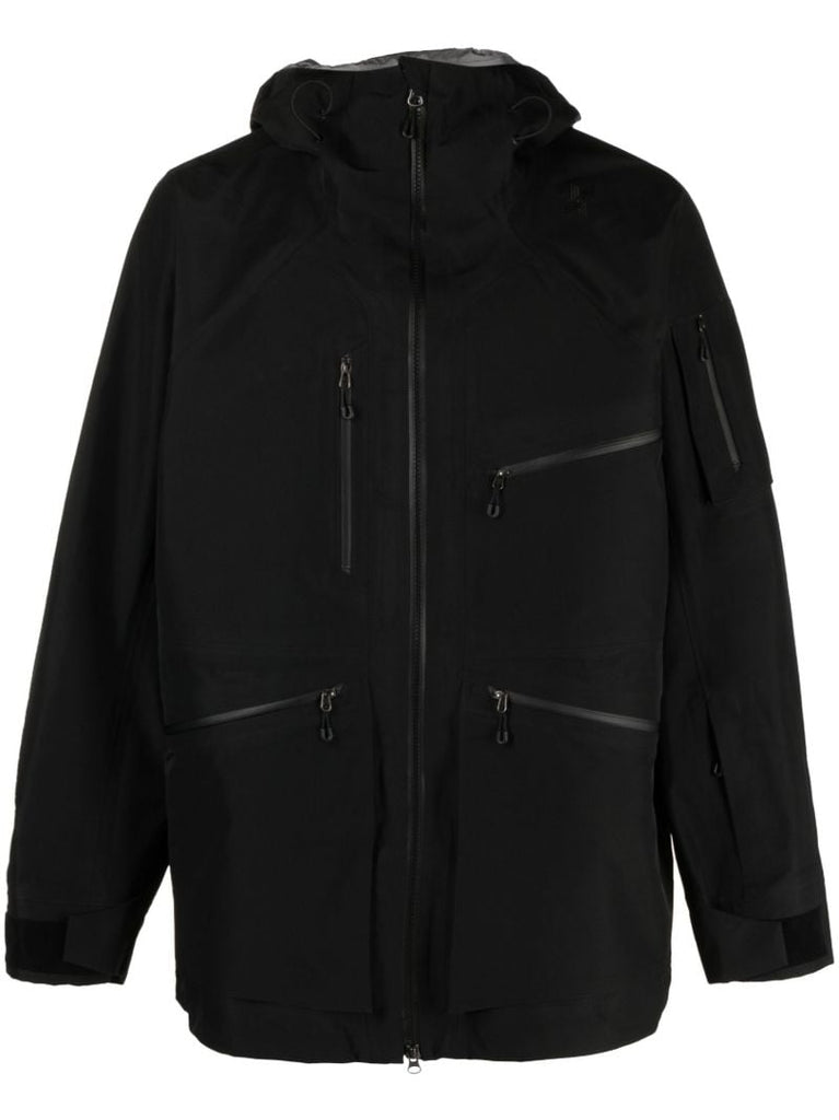 Black Gore-tex 3l Hooded Coat