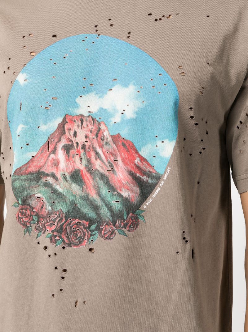 Brown Mothtech Organic Cotton T-shirt