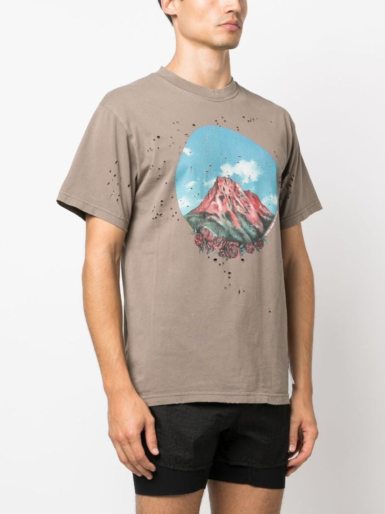 Brown Mothtech Organic Cotton T-shirt