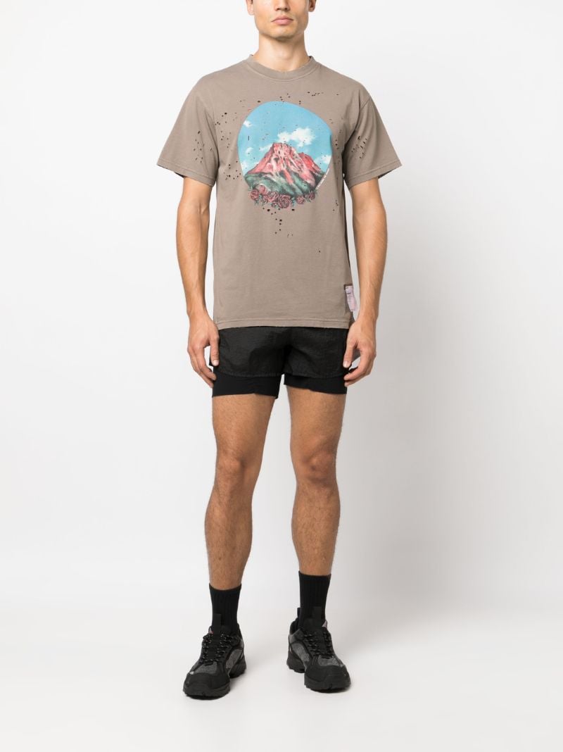 Brown Mothtech Organic Cotton T-shirt