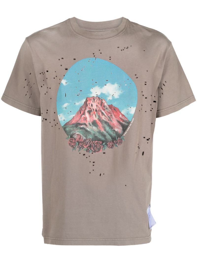 Brown Mothtech Organic Cotton T-shirt