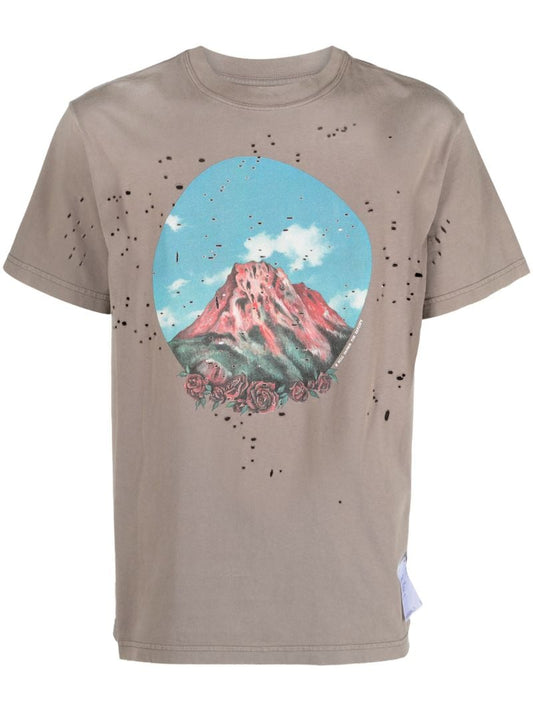 Brown Mothtech Organic Cotton T-shirt