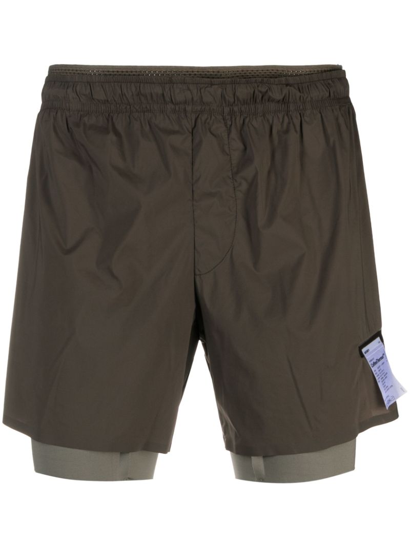 Green CoffeethermalÃ¢â_x0080__x009e_Â¢ Layered Running Shorts