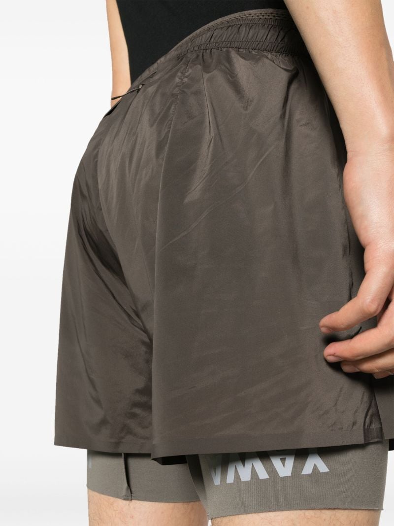 Green CoffeethermalÃ¢â_x0080__x009e_Â¢ Layered Running Shorts