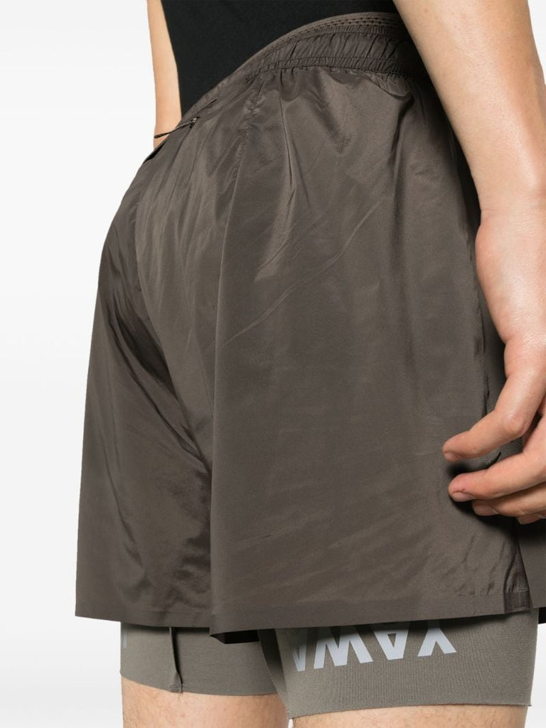 Green CoffeethermalÃ¢â_x0080__x009e_Â¢ Layered Running Shorts