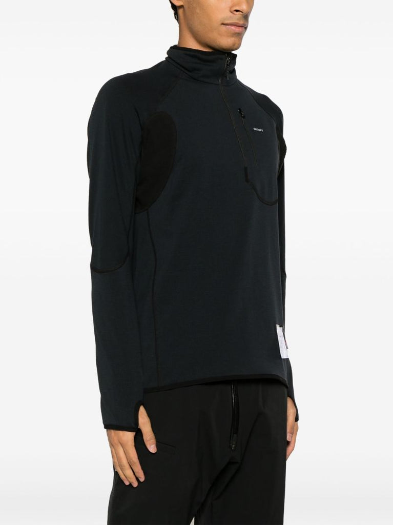 Black Ghostfleece Half-zip Sweatshirt