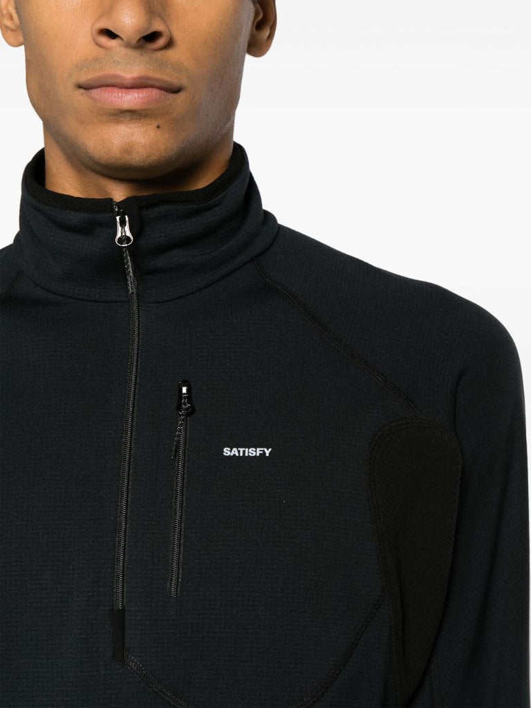 Black Ghostfleece Half-zip Sweatshirt