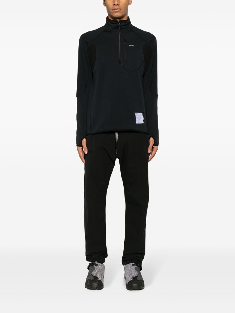 Black Ghostfleece Half-zip Sweatshirt