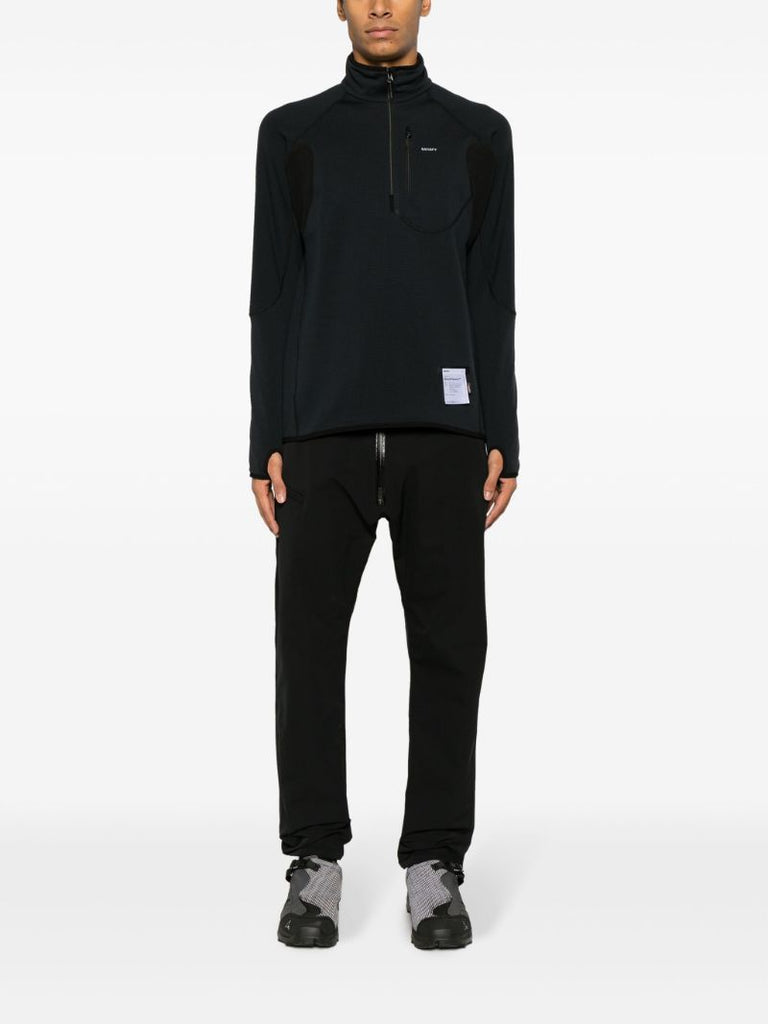 Black Ghostfleece Half-zip Sweatshirt