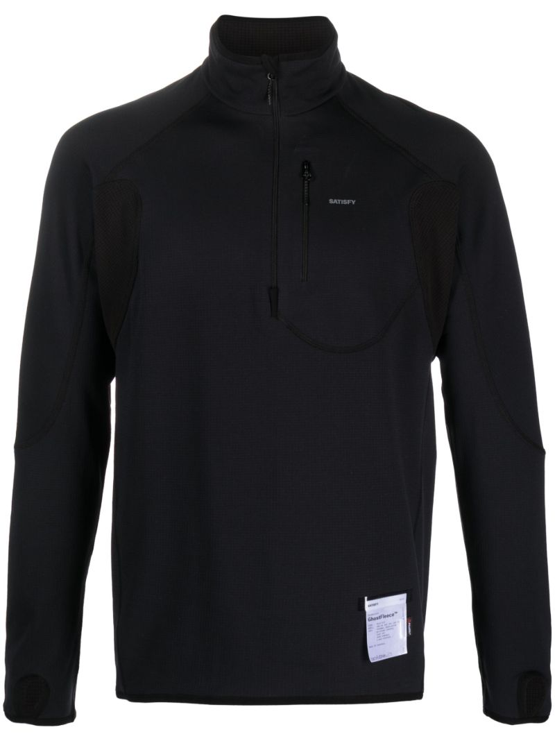 Black Ghostfleece Half-zip Sweatshirt