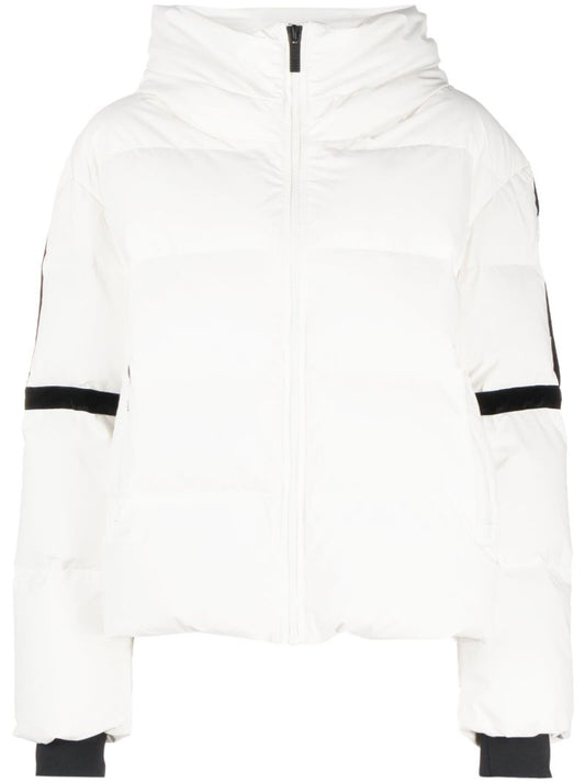 White Barsy Quilted Ski Jacket