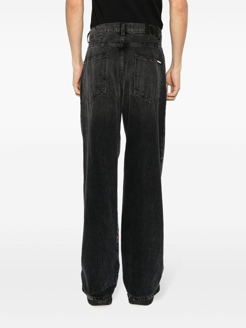 Black Kodak Wide-leg Jeans