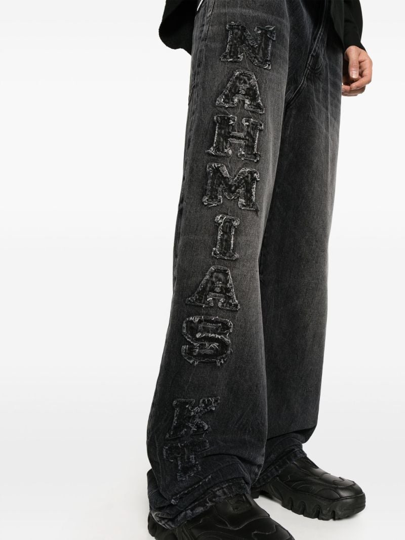 Black Kodak Wide-leg Jeans