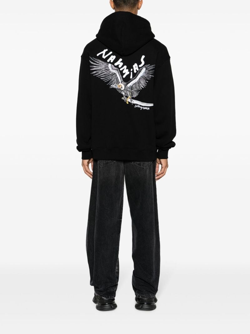 X Black Kodak Black Vulture Cotton Hoodie