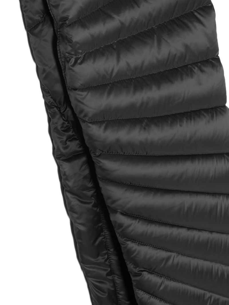 Black Radiance Quilted Scarf