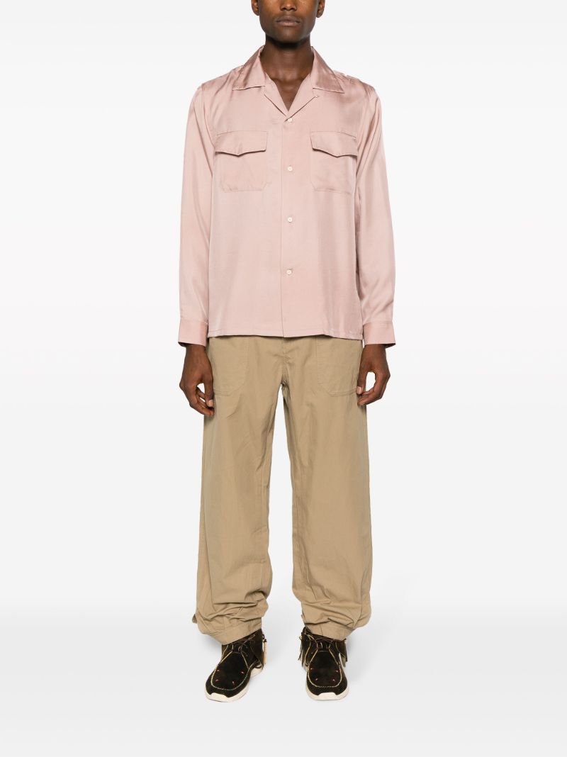 Pink Keesey Silk Shirt