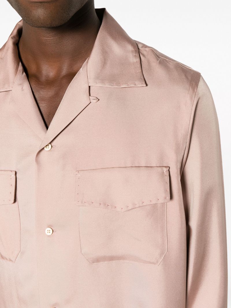 Pink Keesey Silk Shirt