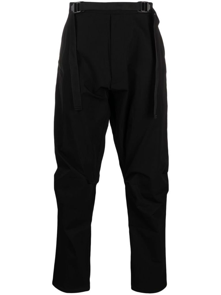 Black Schoeller Dryskin Drawcord Trousers