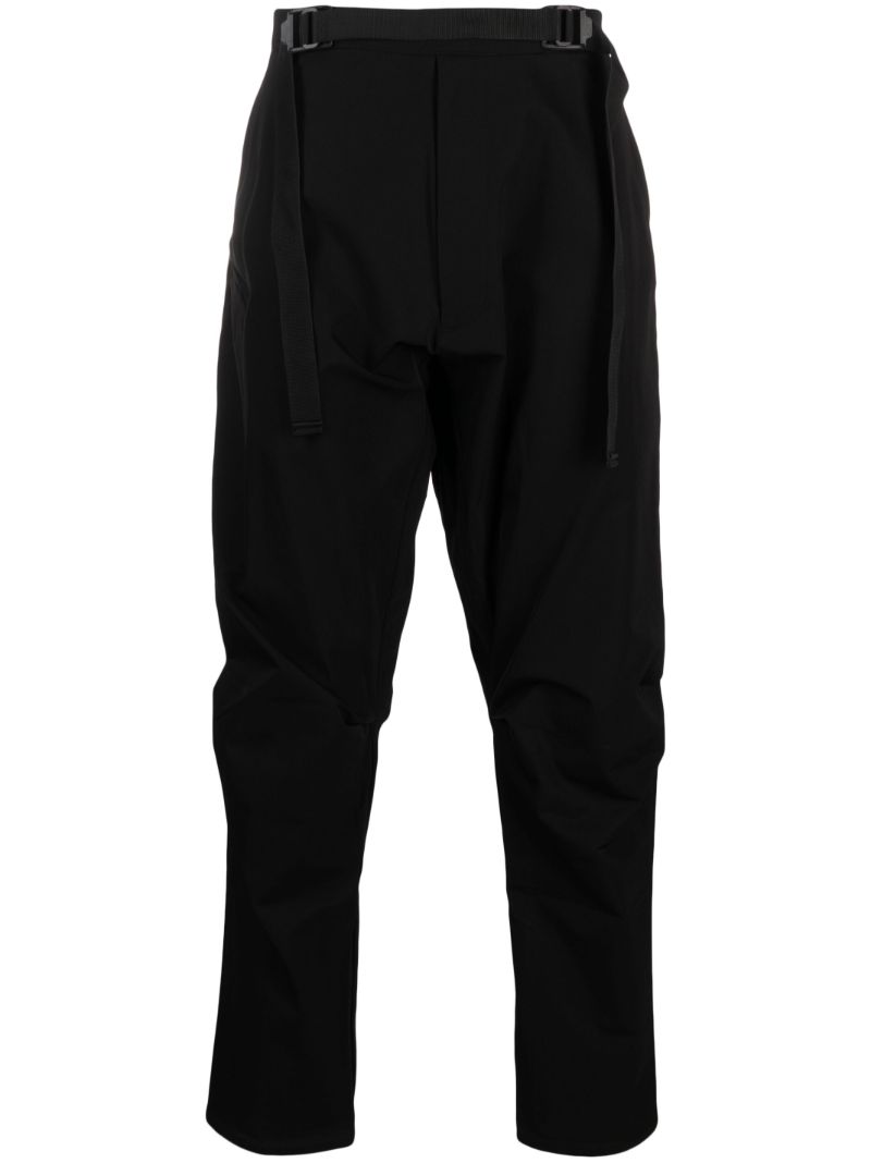 Black Schoeller Dryskin Drawcord Trousers