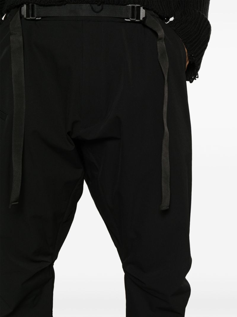 Black Schoeller Dryskin Drawcord Trousers