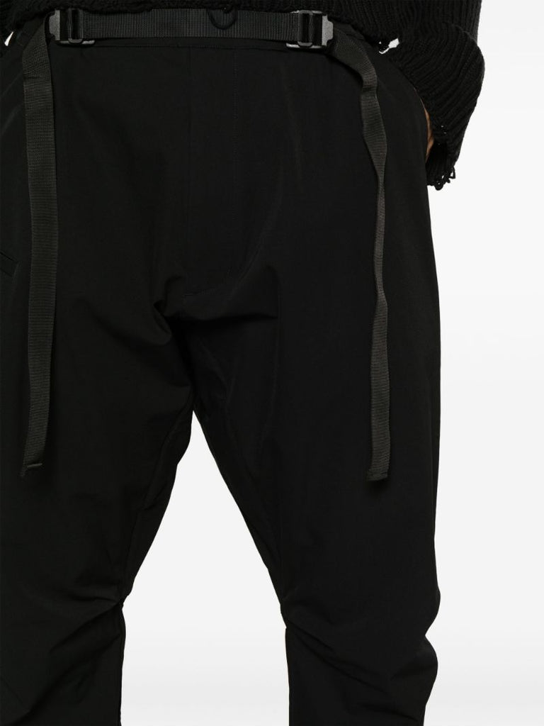 Black Schoeller Dryskin Drawcord Trousers
