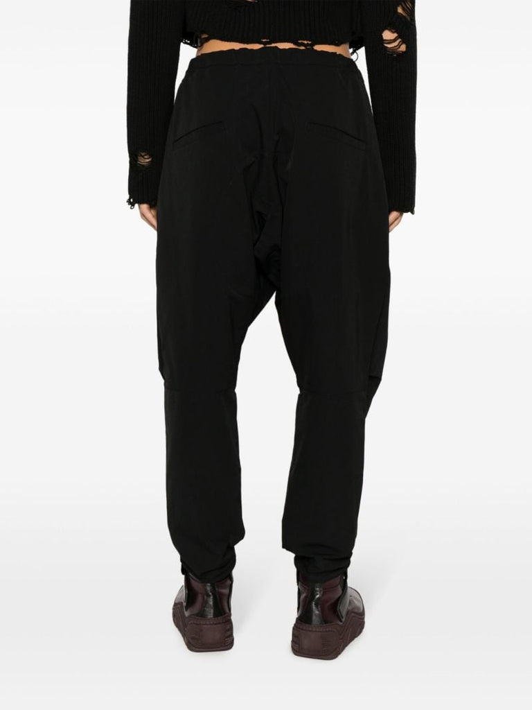 Black Schoeller Dryskin Drawcord Trousers