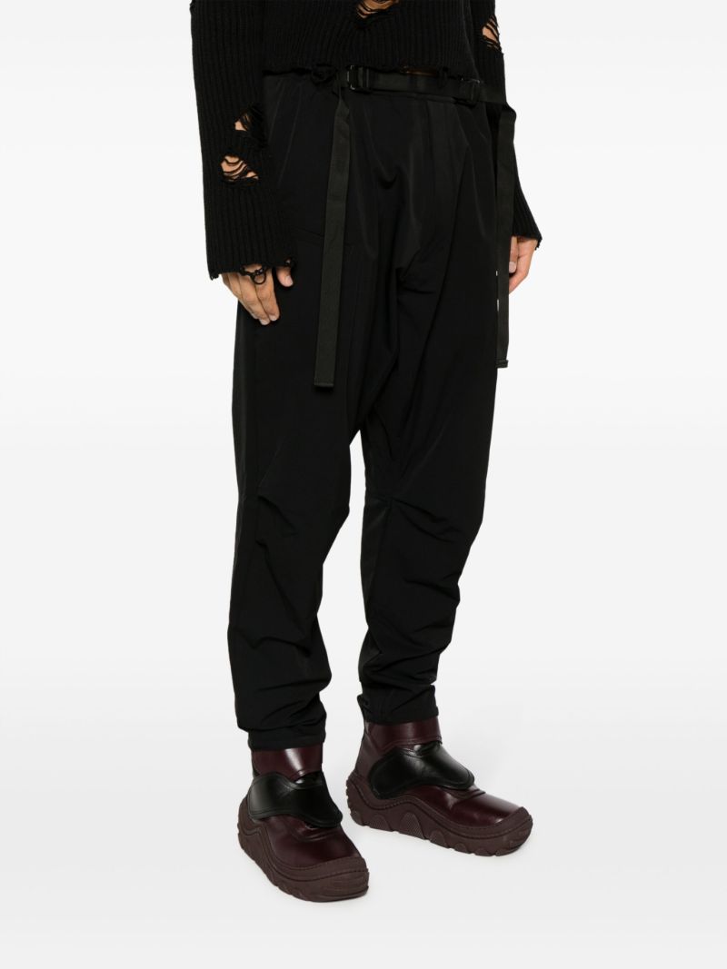 Black Schoeller Dryskin Drawcord Trousers