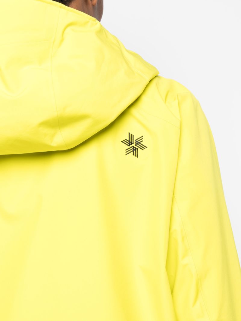 Yellow Gore-tex 3l Hooded Jacket