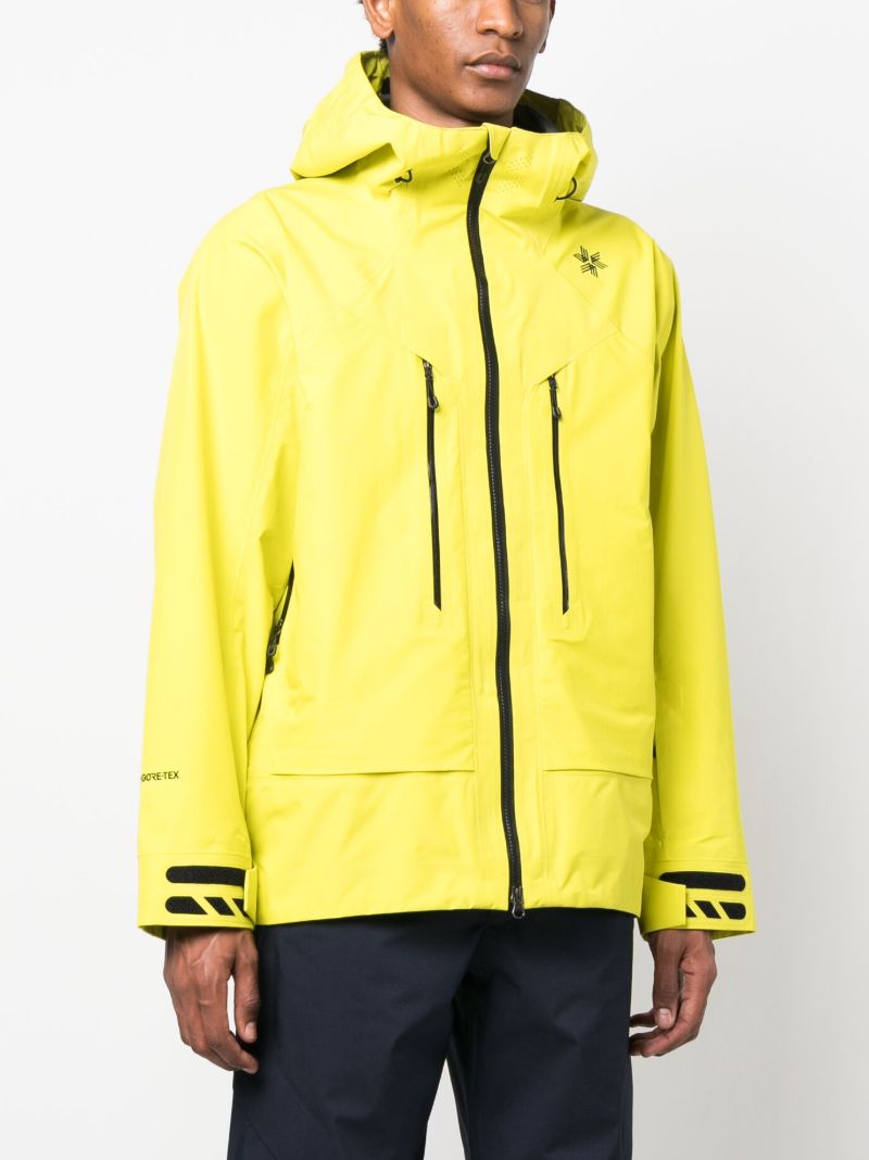 Yellow Gore-tex 3l Hooded Jacket