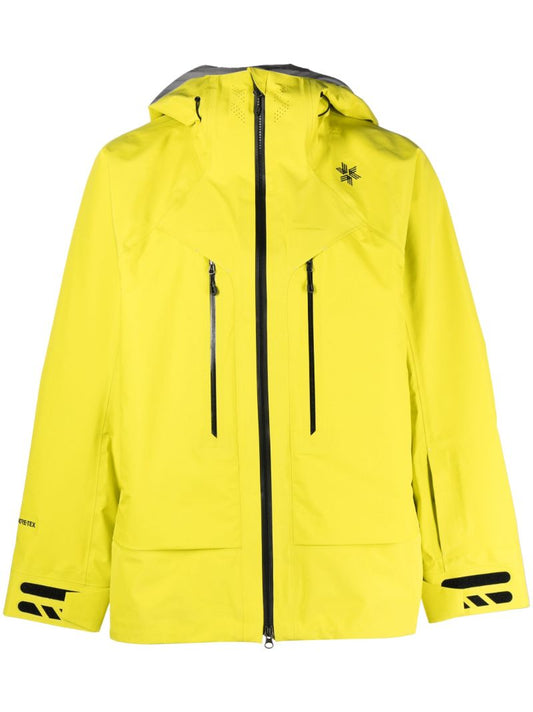 Yellow Gore-tex 3l Hooded Jacket