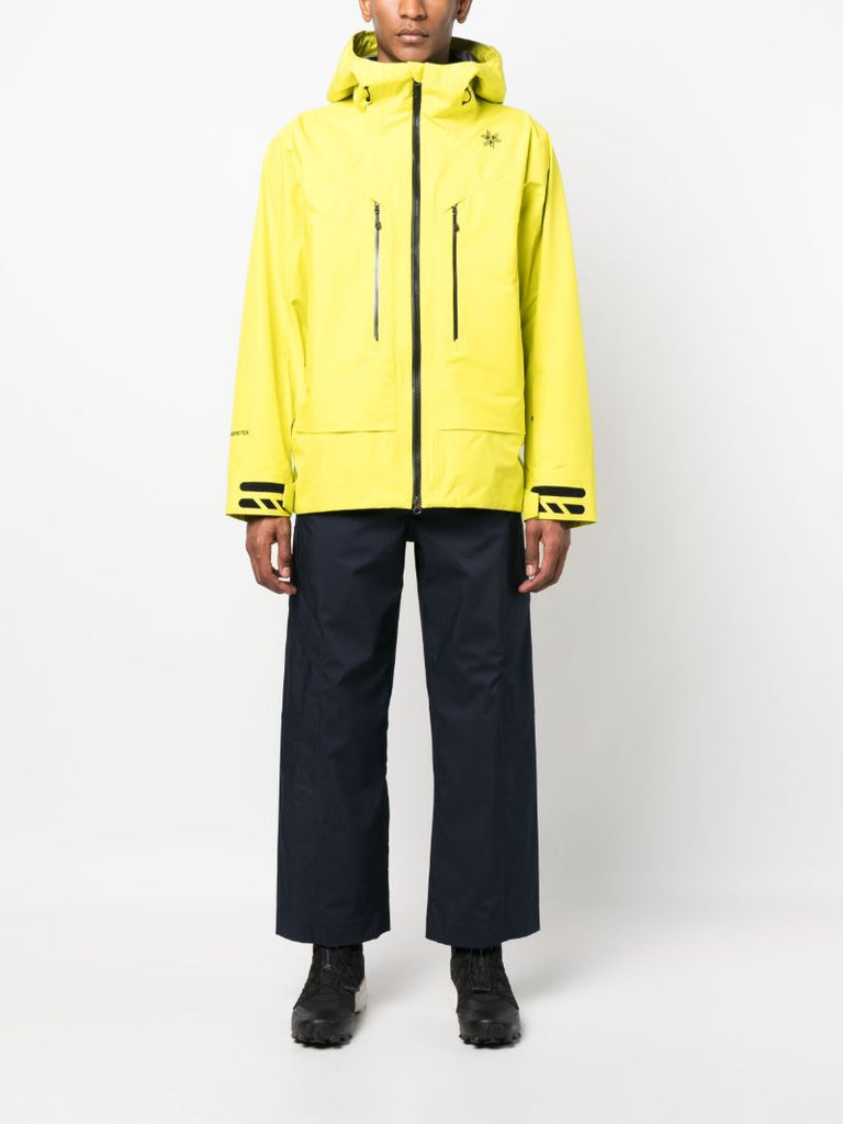 Yellow Gore-tex 3l Hooded Jacket