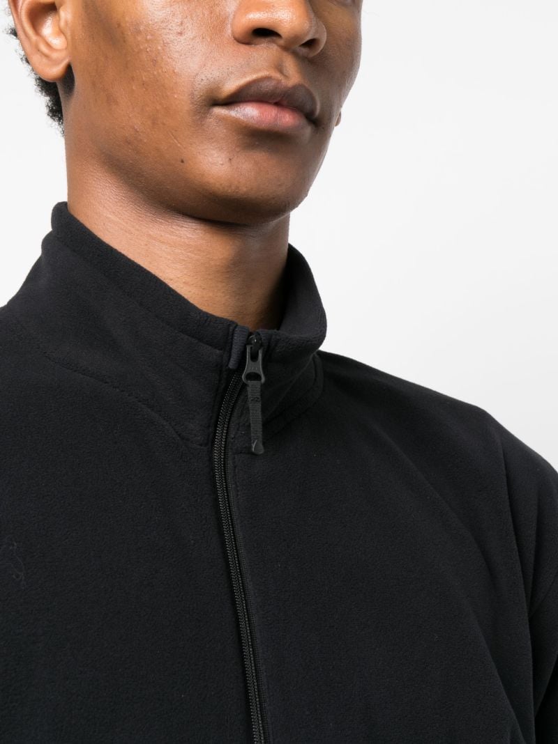 Black Zip Up Fleece Sweatshirt