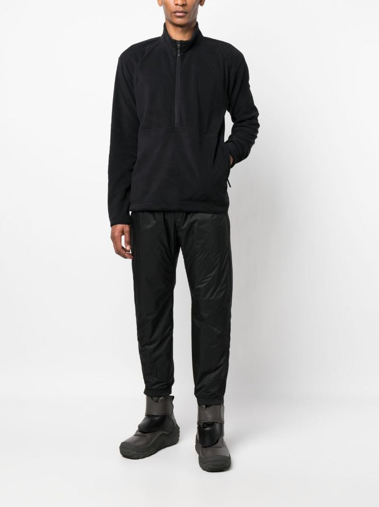 Black Zip Up Fleece Sweatshirt