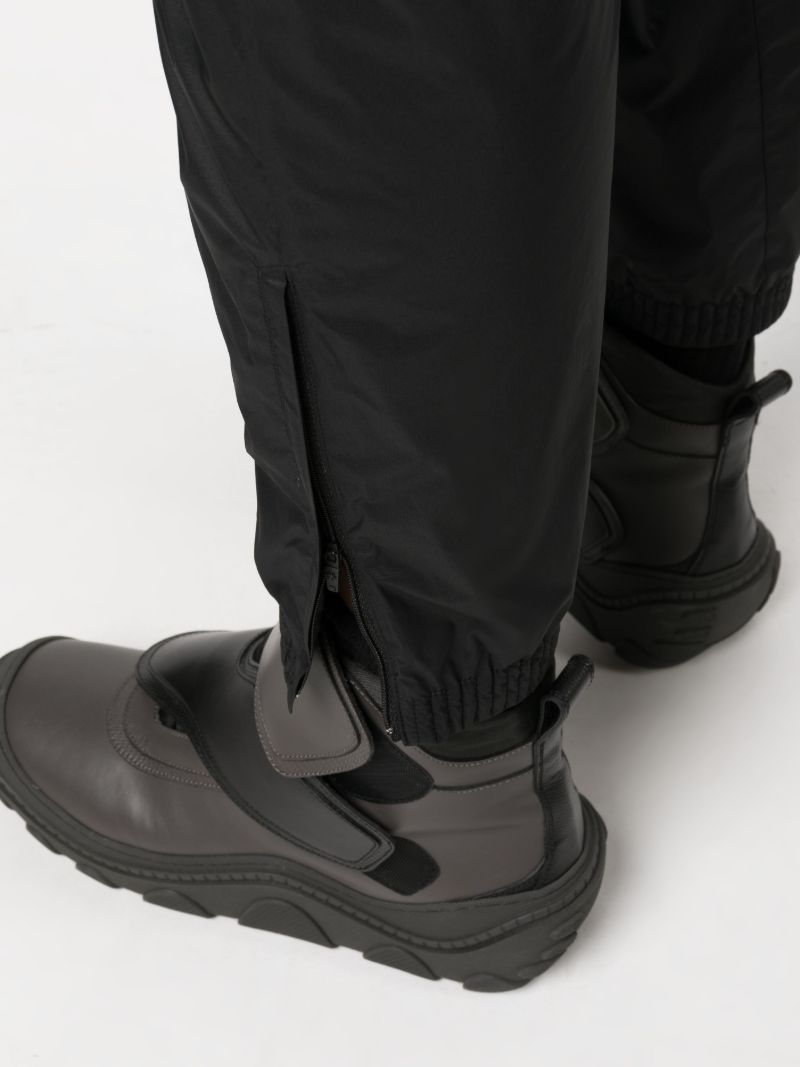 Black Padded Trousers