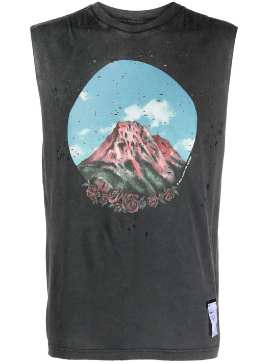 Black Mothtech Organic Cotton Tank Top