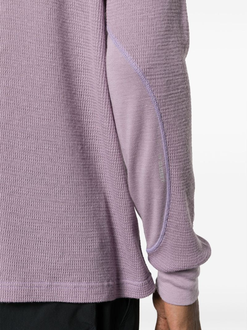 Purple CloudmerinoÃ¢â_x0080__x009e_Â¢ Waffle Knit Performance Sweater