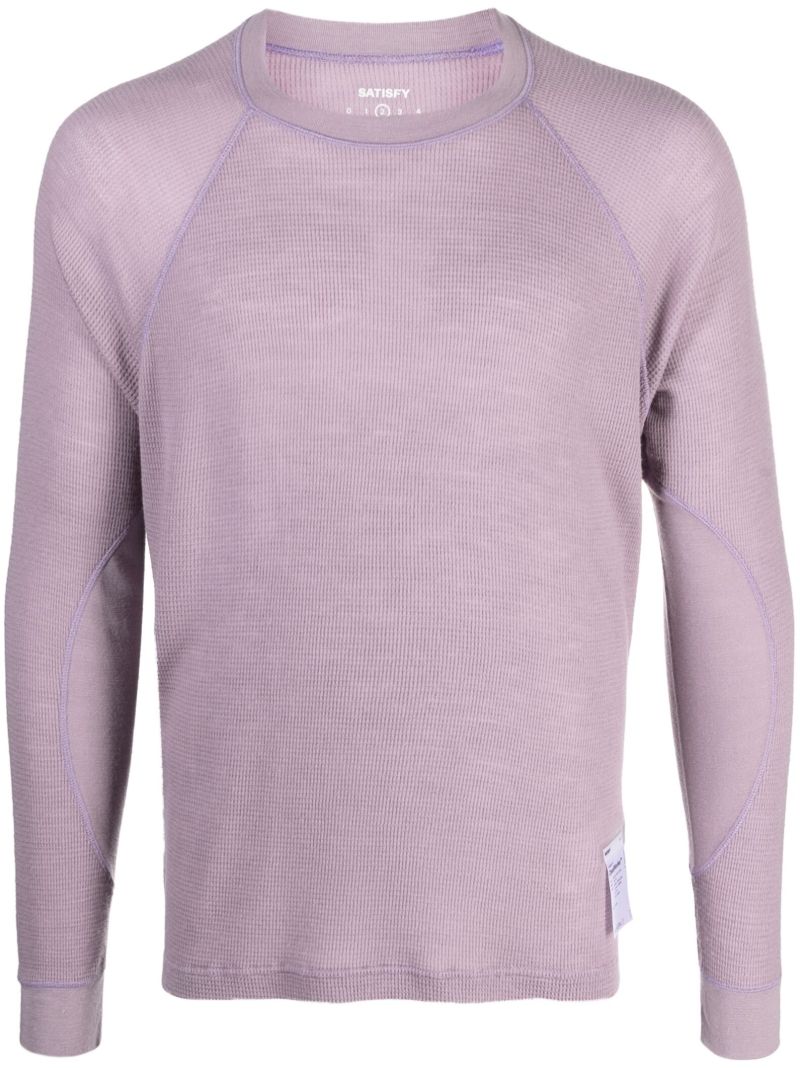 Purple CloudmerinoÃ¢â_x0080__x009e_Â¢ Waffle Knit Performance Sweater